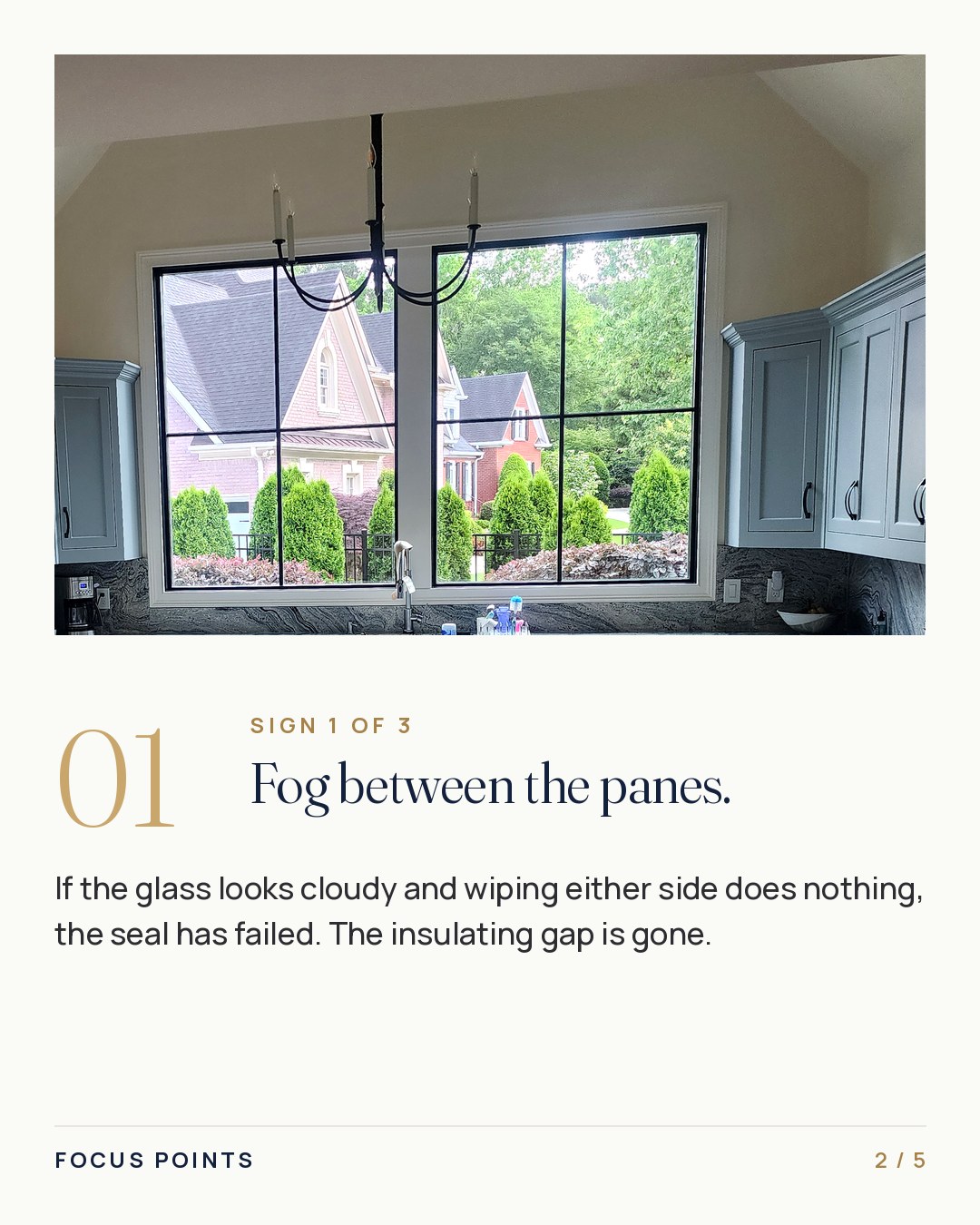 Focus Points carousel slide: fog between the panes